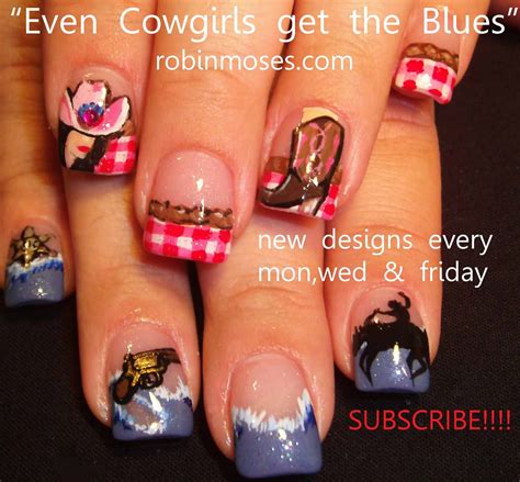 western cowgirl nails|cowgirl nails country style.